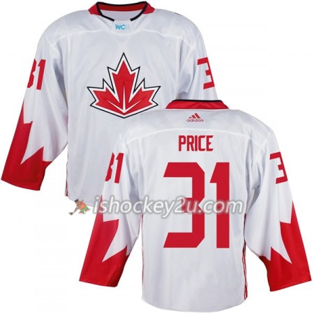 Canada Trøje Carey Price 31 2016 World Cup Hvid